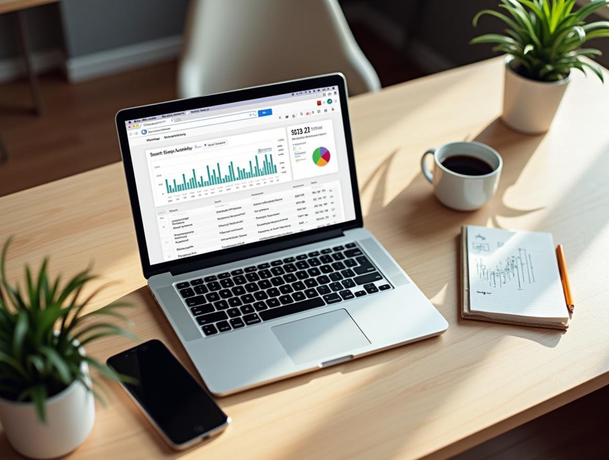 Espacio de trabajo de agencia SEO mostrando datos de Google Search Console para mercado colombiano