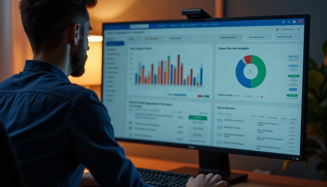 Especialista configurando una campaña en el Administrador de anuncios de Meta